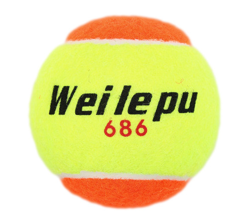 М'ячі для великого тенісу WEILEPU 3шт салатовий-помаранчевий