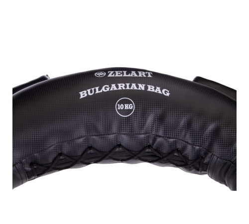 Мішок Болгарський тренувальний Zelart Bulgarian Bag 10кг чорний