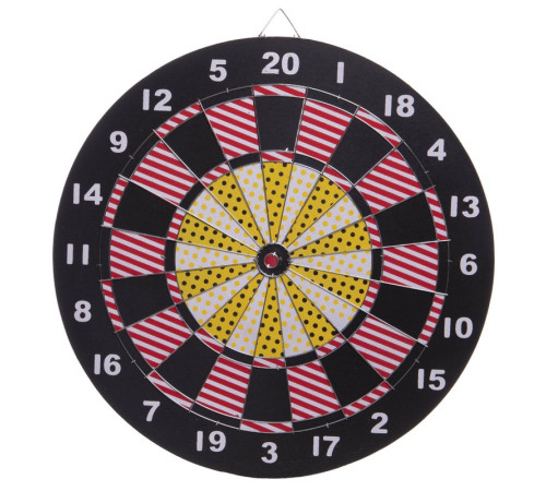 Дартс из прессованной бумаги 6 дротиков и мишень Baili 17"х1/2" (43х1,3см)