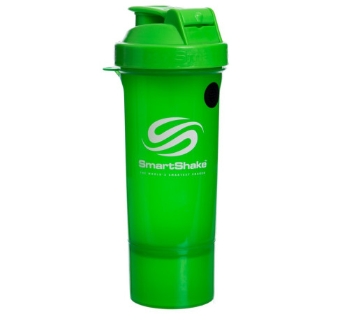 Шейкер для спортивного харчування з відсіком для протеїну SMART SHAKER SLIM 400+100мл кольори в асортименті