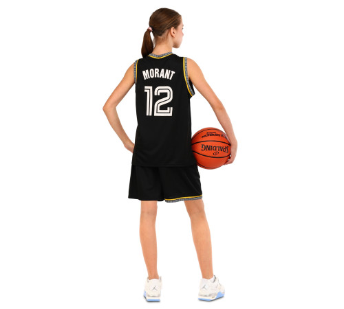 Форма баскетбольная детская NBA клуб Memphis Grizzlies 12 S-2XL черный