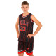 Форма баскетбольна дитяча NBA клуб Chicago Bulls 23 S-2XL чорний-червоний