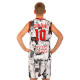 Форма баскетбольная детская NBA клуб Shuhoku 10 S-2XL белый-красный