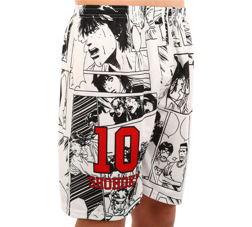 Форма баскетбольная детская NBA клуб Shuhoku 10 S-2XL белый-красный
