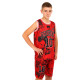 Форма баскетбольная детская NBA клуб Shuhoku 10 S-2XL красный-черный