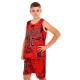 Форма баскетбольная детская NBA клуб Shuhoku 10 S-2XL красный-черный