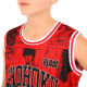 Форма баскетбольная детская NBA клуб Shuhoku 10 S-2XL красный-черный