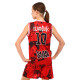Форма баскетбольная детская NBA клуб Shuhoku 10 S-2XL красный-черный