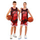 Форма баскетбольна дитяча NBA клуб Chicago Bulls 23 S-2XL чорний-червоний
