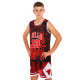 Форма баскетбольна дитяча NBA клуб Chicago Bulls 23 S-2XL чорний-червоний