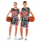 Форма баскетбольна дитяча NBA клуб Chicago Bulls 23 S-2XL чорний-білий