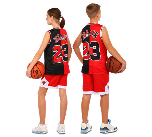 Форма баскетбольна дитяча NBA клуб Chicago Bulls 23 S-2XL червоний-чорний