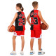 Форма баскетбольна дитяча NBA клуб Chicago Bulls 23 S-2XL червоний-чорний