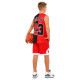 Форма баскетбольна дитяча NBA клуб Chicago Bulls 23 S-2XL червоний-чорний