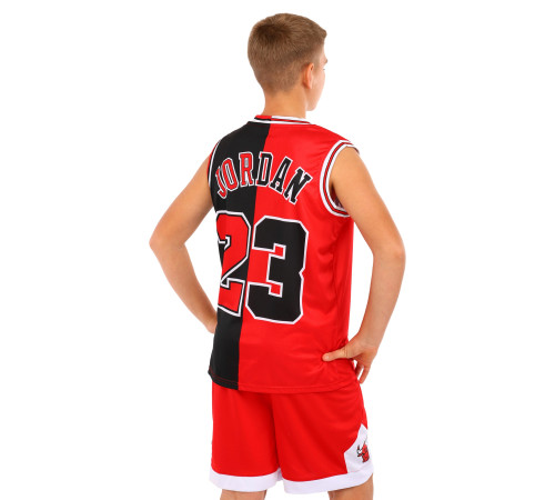 Форма баскетбольна дитяча NBA клуб Chicago Bulls 23 S-2XL червоний-чорний