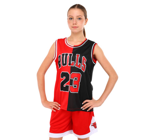 Форма баскетбольна дитяча NBA клуб Chicago Bulls 23 S-2XL червоний-чорний