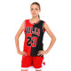 Форма баскетбольна дитяча NBA клуб Chicago Bulls 23 S-2XL червоний-чорний