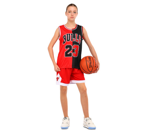Форма баскетбольна дитяча NBA клуб Chicago Bulls 23 S-2XL червоний-чорний