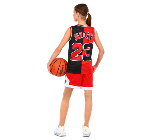 Форма баскетбольна дитяча NBA клуб Chicago Bulls 23 S-2XL червоний-чорний