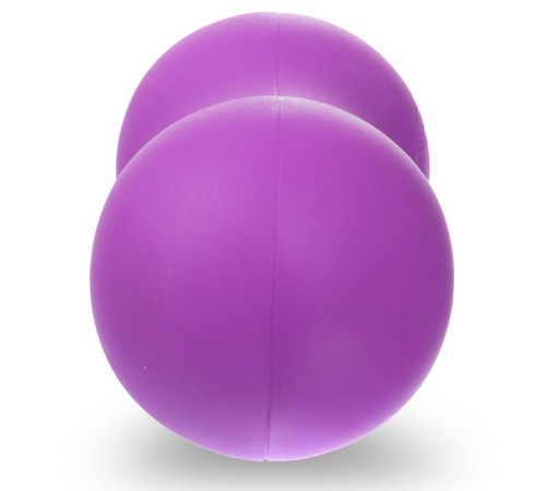 Мяч массажный двойной для МФР и самомассажа Duoball SP-Planeta ø6,5см цвета в ассортименте