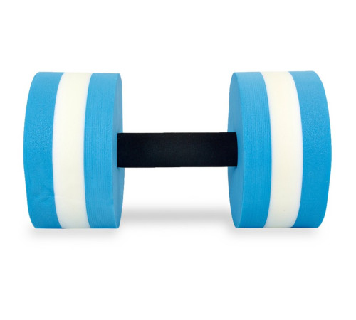 Гантель для аквафітнесу та аквааеробіки аква-гантель Aqua Dumbbell SP-Sport 1шт блакитний-білий