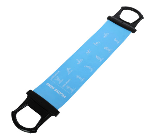 Лента-эспандер эластичная для фитнеса и йоги с ручками SP-Sport Pilates Band цвета в ассортименте