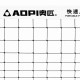 Ворота футбольные складные тренировочные AOPI (M) 1шт 240х150см желтый-черный