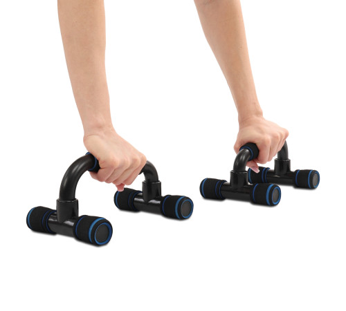 Упоры для отжиманий 2штуки AOPI PUSH-UP BAR 22х15х12см серый-черный