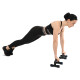 Упоры для отжиманий 2штуки AOPI PUSH-UP BAR 22х15х12см серый-черный