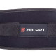 Пояс атлетический текстильный Zelart спинка-14см размер XS-XXL черный
