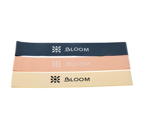 Резинка для вправ стрічка опору LOOP BAND BLOOM білий