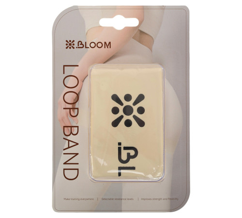 Резинка для вправ стрічка опору LOOP BAND BLOOM білий