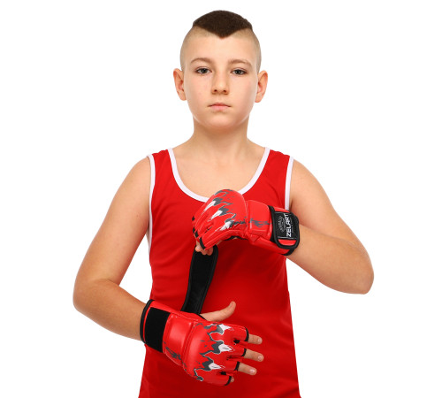 Рукавиці для змішаних єдиноборств MMA Zelart S-XL кольори в асортименті