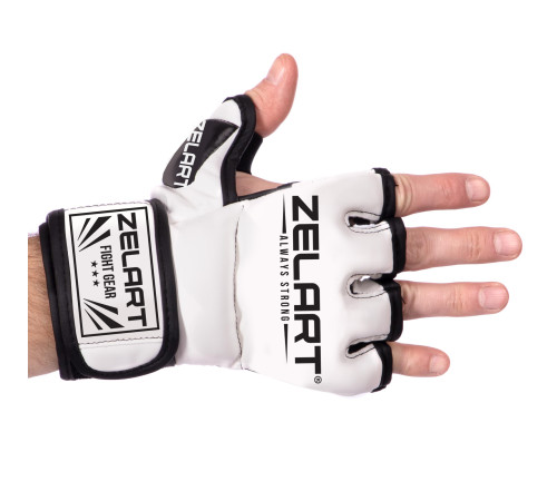 Перчатки для смешанных единоборств MMA Zelart XXS-L цвета в ассортименте