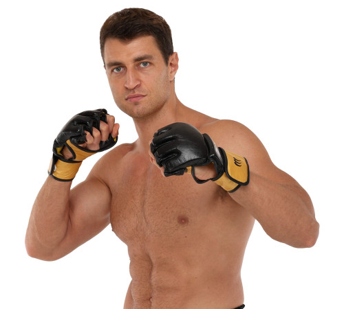 Рукавиці для змішаних єдиноборств MMA MATSA M-XL кольори в асортименті