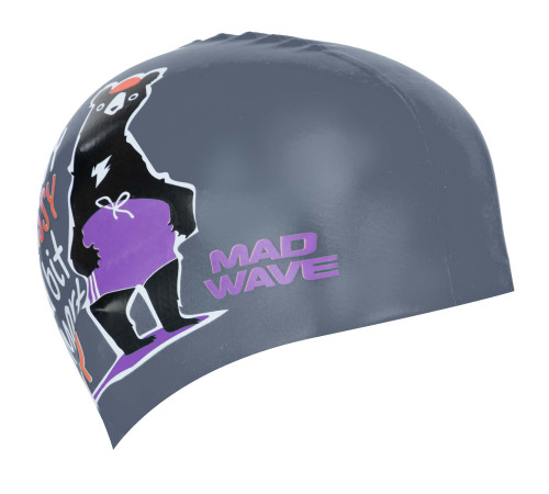 Шапочка для плавання силіконова юніорська MadWave Junior SMART ASSY кольори в асортименті