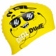 Шапочка для плавання силіконова юніорська MadWave Junior DUDE жовтий