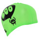 Шапочка для плавания силиконовая юниорская MadWave Junior Boo зеленый