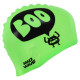 Шапочка для плавания силиконовая юниорская MadWave Junior Boo зеленый