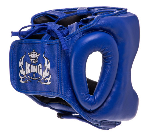 Шолом боксерський з бампером шкіряний TOP KING Pro Training S-XL кольори в асортименті