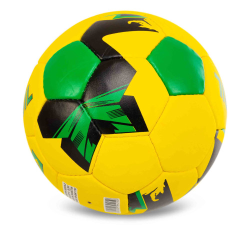 Мяч футбольный BALLONSTAR BRAZIL №5 PU желтый-зеленый