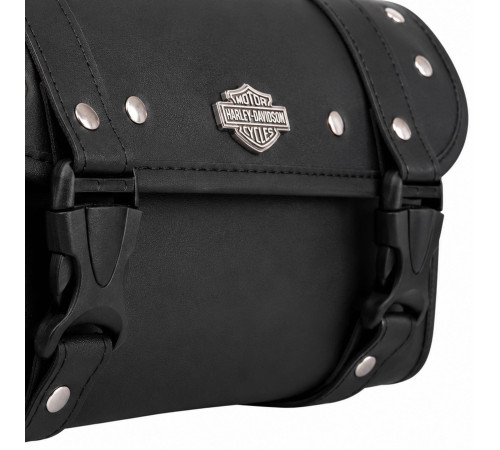 Кофр-тубус Батон передній для мотоцикла з екошкіри Tool Bag HARLEY DAVIDSON 1шт 30х12х9см чорний
