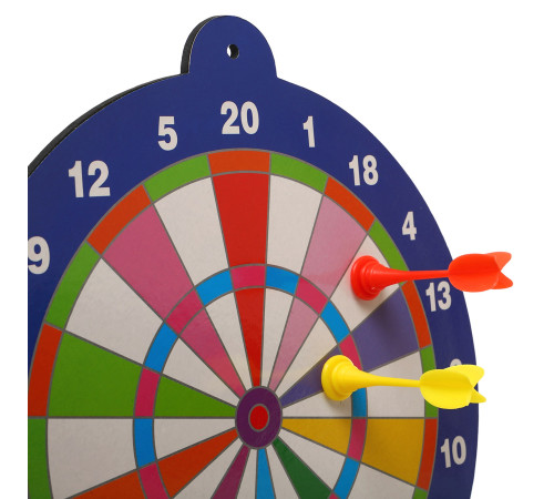Дартс магнітний 6 дротиків і мішень Baili 30см