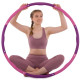Обруч для схуднення розбірної Хула Хуп Hula Hoop FITNESS RING 8 секцій фіолетовий-рожевий