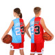 Форма баскетбольна дитяча NBA клуб Chicago Bulls 23 S-2XL червоний-блакитний