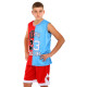 Форма баскетбольна дитяча NBA клуб Chicago Bulls 23 S-2XL червоний-блакитний