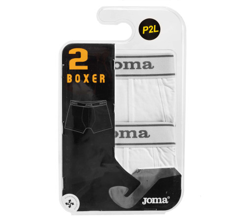 Трусы боксеры мужские Joma UNDERWEAR S-L 2штуки белый