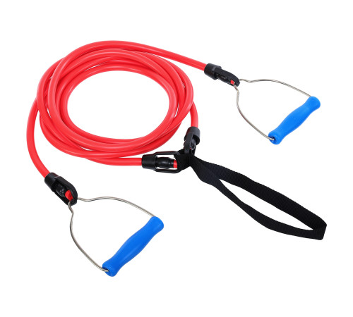 Тренажер для плавання з ручками для тренування гребка YINGFA TRAINING BELT 2 джгута довжина 1,5м, діаметр 1,3см