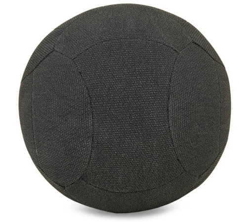 М'яч набивний медичний для кросфіту в кевларовій оболонці WALL BALL Zelart 10кг чорний