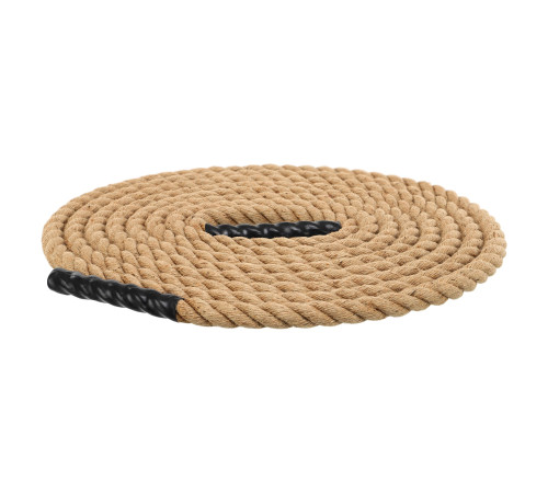 Канат для кросфіту Combat Battle Rope Zelart 12м коричневий